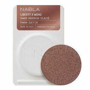 Nabla Cosmetics Liberty X Mono Satin Eyeshadow in Marron Glacé